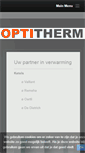 Mobile Screenshot of optithermbvba.be