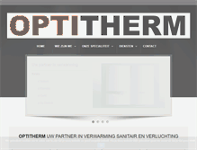 Tablet Screenshot of optithermbvba.be